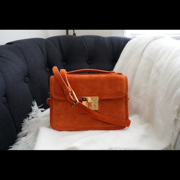Tory Burch Handbags - Tory Burch suede mini briefcase satchel